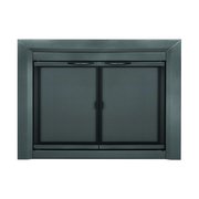 Fireplace Glass Doors Carlisle Small Gunmetal CL-3000GM